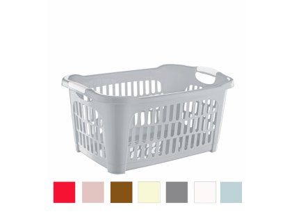 25L-es téglalap alakú kosár a mosnivalónak *0681