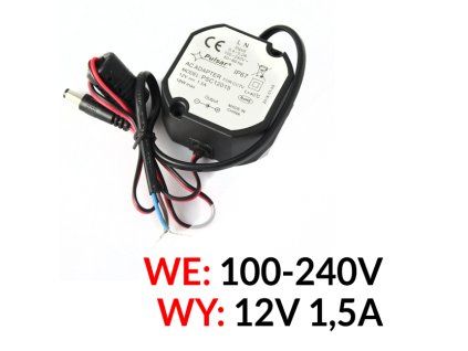 PSC12015 - 12V/1,5A kapcsolt tápegység - Pulsar