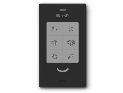 SP-03 Fekete - Kihangosító IP interkom, PoE, SIP 2.0 - BasIP
