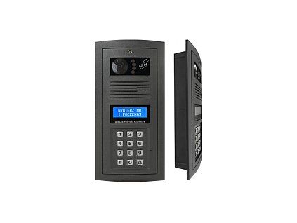 OP-SL255RC HR-G - Kamerás digitális kaputelefon RFID olvasóval, grafit színben - Elfon