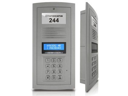 OP-SL255-P - Digitális kaputelefon panel, szürke szín - Elfon