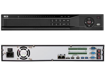 BCS-L-NVR3204-A-4K - 32 csatornás IP rögzítő, akár 32Mpx, 4x HDD, AI - BCS LINE