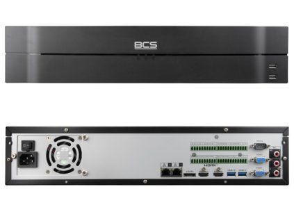 BCS-L-NVR6408R-A-4K-Ai(2) - 64 csatornás IP felvevő, 32Mpx-ig, 8x HDD, Ai, RAID - BCS VONAL