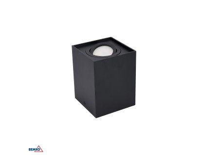 Bemko süllyesztett spotlámpa GU10 fekete 96×96 mm BM-C23-DLO-AS-GU10-150-BL