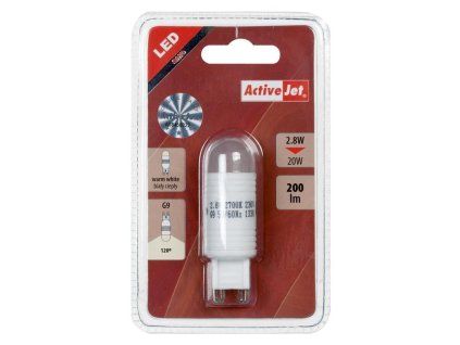 LED izzó G9 2,8W 230V fehér