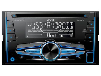 Autórádió KW-R520 CD USB AUX, 2 DIN, 2 DIN