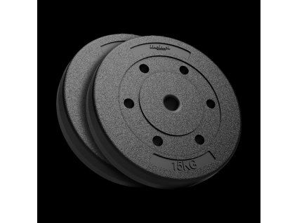 2x15kg-os súlyzókorongok, 31mm, REBEL ACTIVE