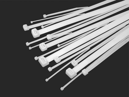Fehér kábelkötegelő 12,7 × 300 mm, 100 db – 41-101-