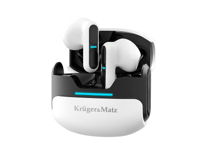 Kruger&Matz M8 vezeték nélküli fejhallgató - fehér