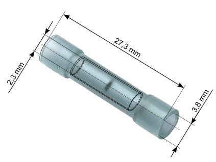 Kék szigetelt vezetékcsatlakozó, 1,5–2,5 mm? – 43-092-
