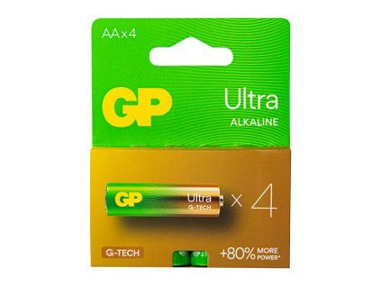 GP Ultra AA alkáli elem 1,5 V LR6, 4 db – 8714-