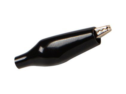 Szigetelt krokodilcsipesz 28 mm, fekete/piros – 96-701-