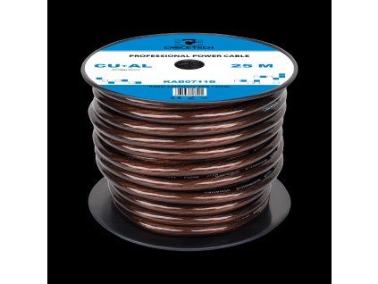 Autó kábel 12mm 25m CU+AI KAB0711A