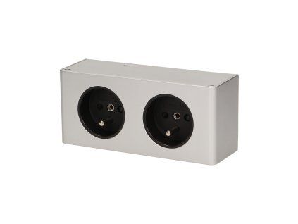 Kettős elektromos aljzat szekrény alá 2x2P+E