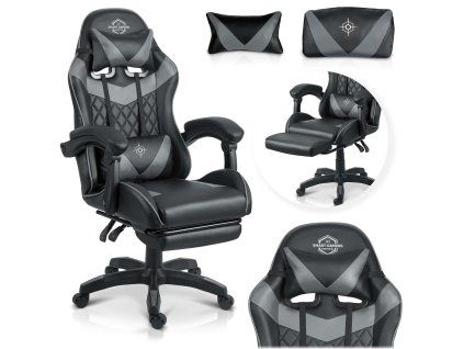 Sofotel Draknor II fekete-szürke gamer szék