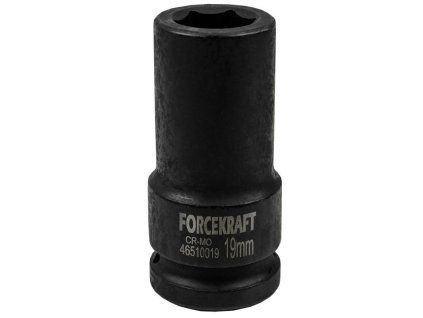 FORCEKRAFT Ütős mély dugókulcs 3/4" 19mm 6-fogú